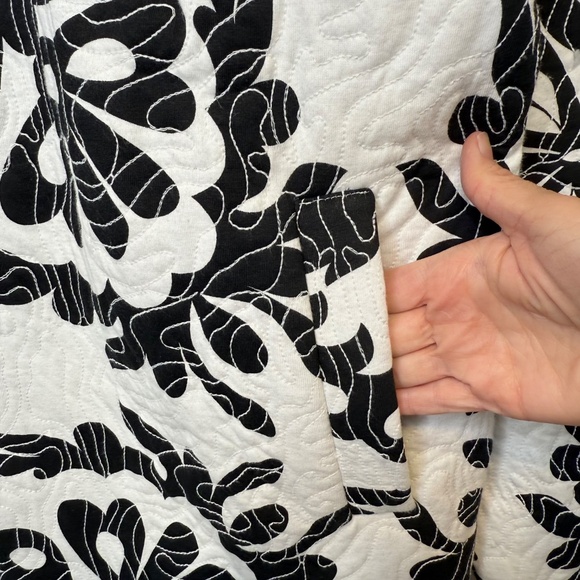 ZARA | NEW Retro Printed Quilted Zip Up Dual Pockets Comfy Oversized Jacket - Picture 10 of 16